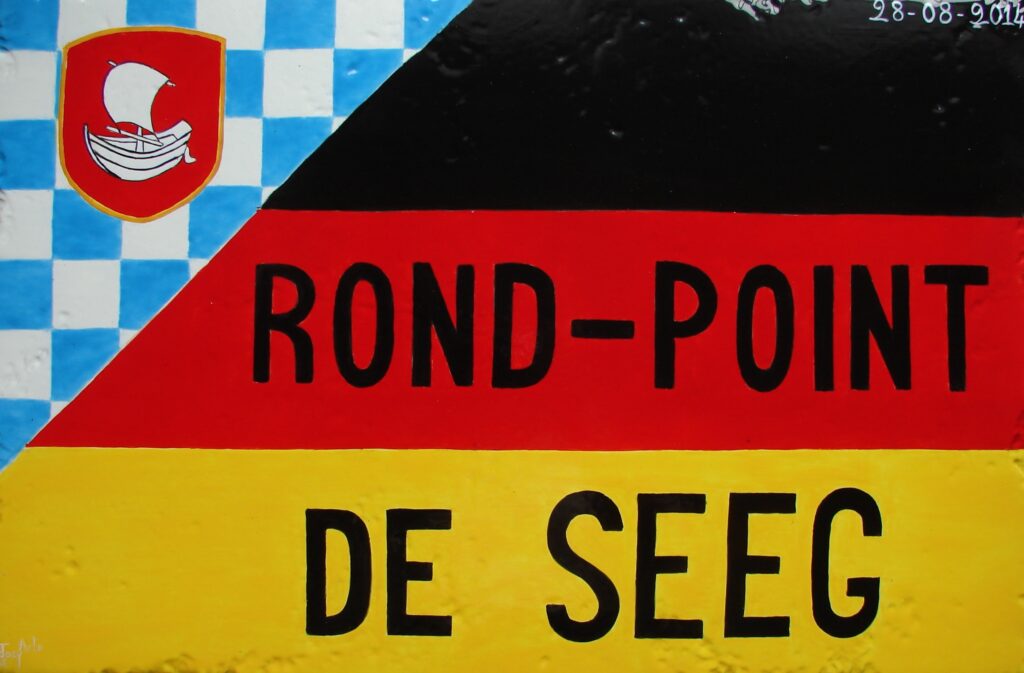 Plaque commémorative pour une municipalité