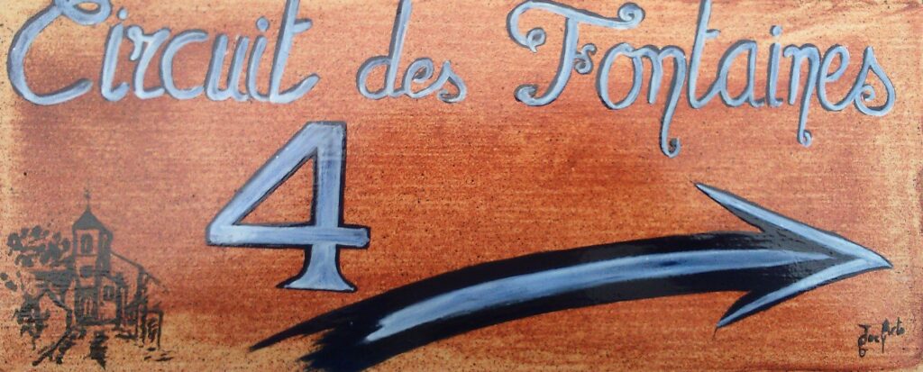 Plaque de rue pour une municipalité