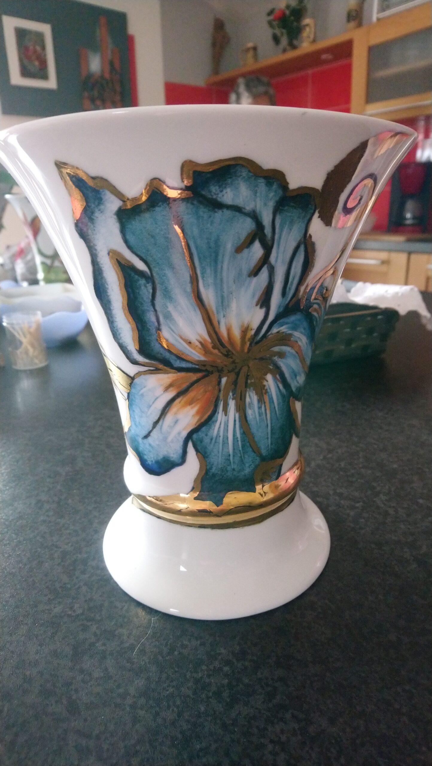 Iris d&rsquo;Azur au liseré d&rsquo;or